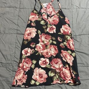 Floral Spaghetti Strap Blouse